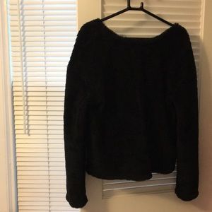 Reformation Furry Sweatshirt